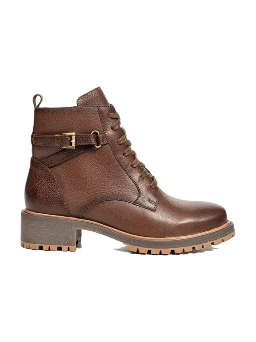 Brown leather, buckle strap