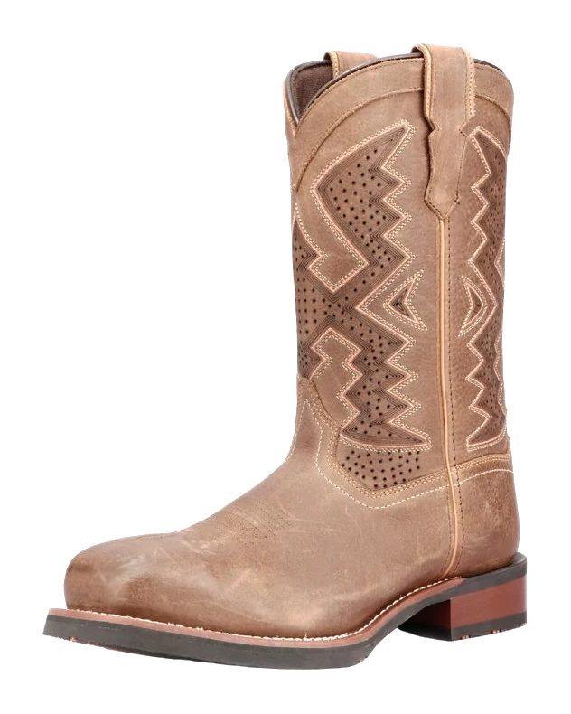 Perforated-shaft work boot