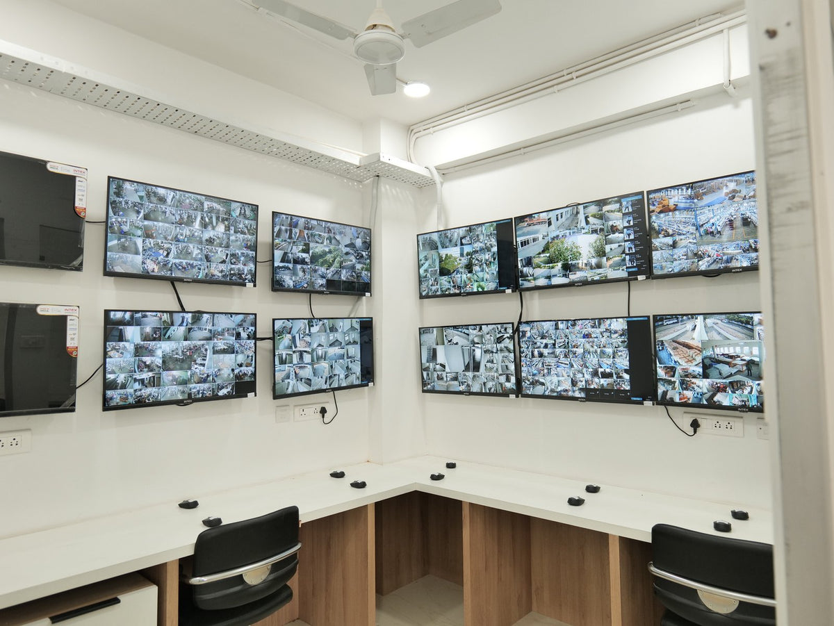 The camera monitoring room at an AFPL facility