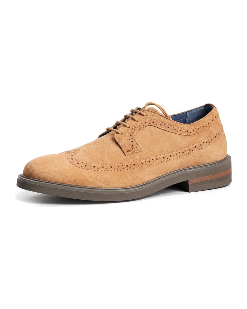 Suede brogue