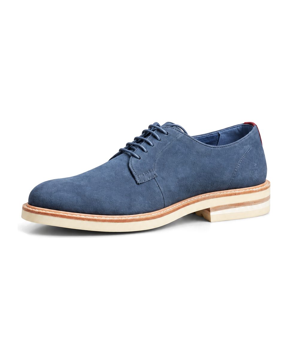 Suede derby