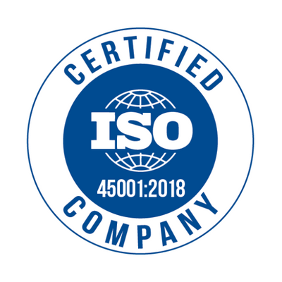 ISO 45001:2018 occupational health and safety certification mark