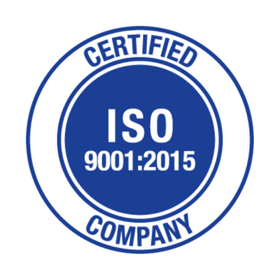 ISO 9001:2015 quality management certification mark