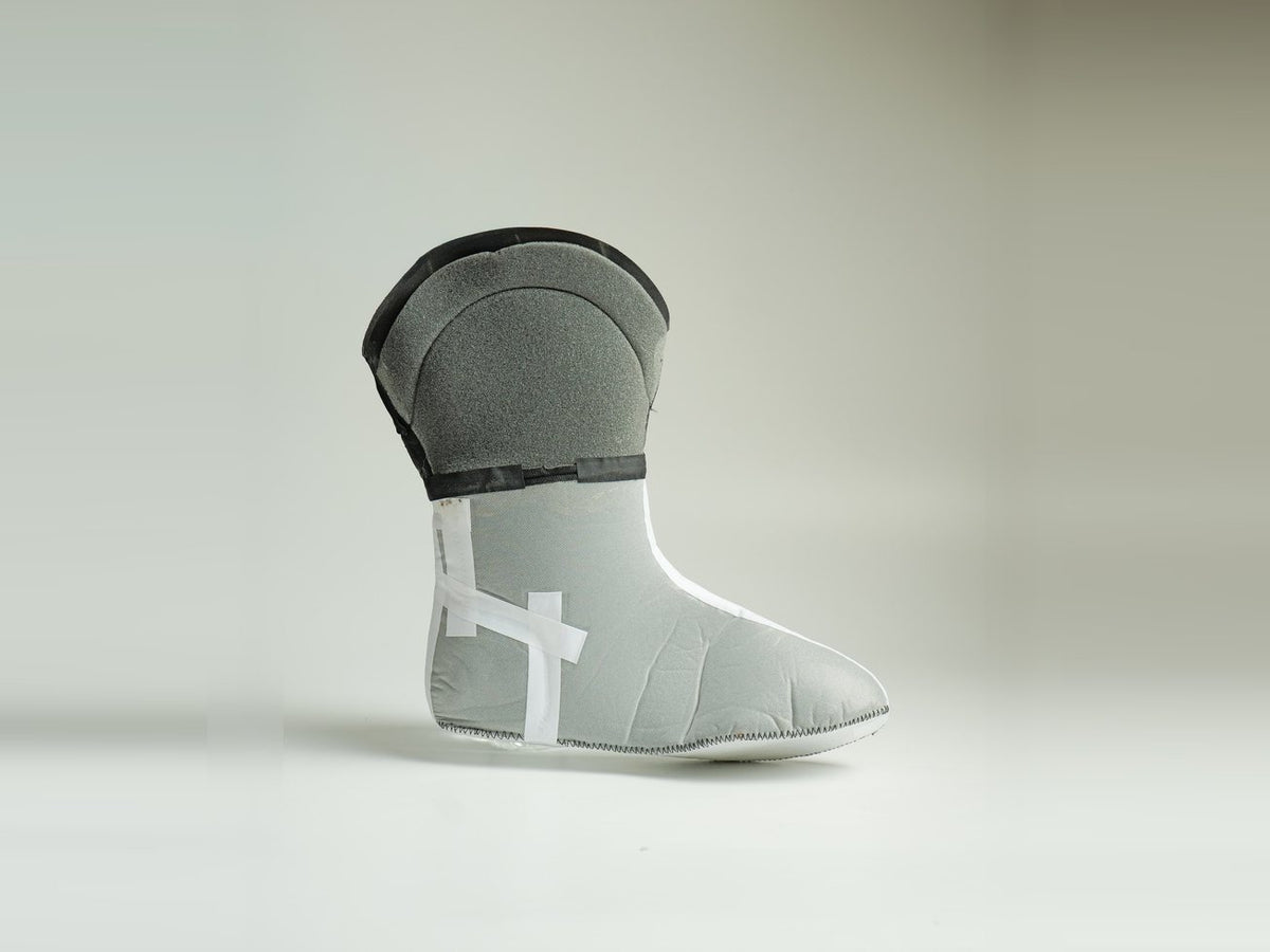 A bootie, the specialist inner assembly AFPL builds into waterproof footwear
