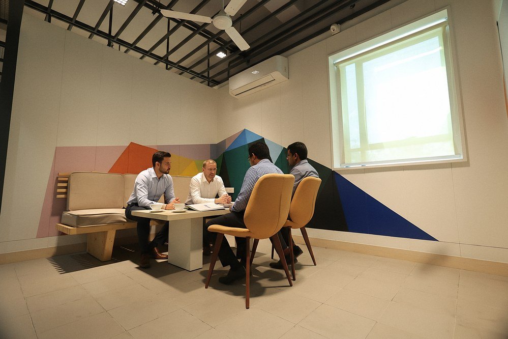 A brand team and AFPL developers in a private war room