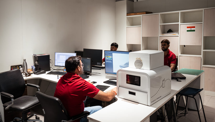 CAD CAM room and digital material scanning at the AFPL Global Product Development Building