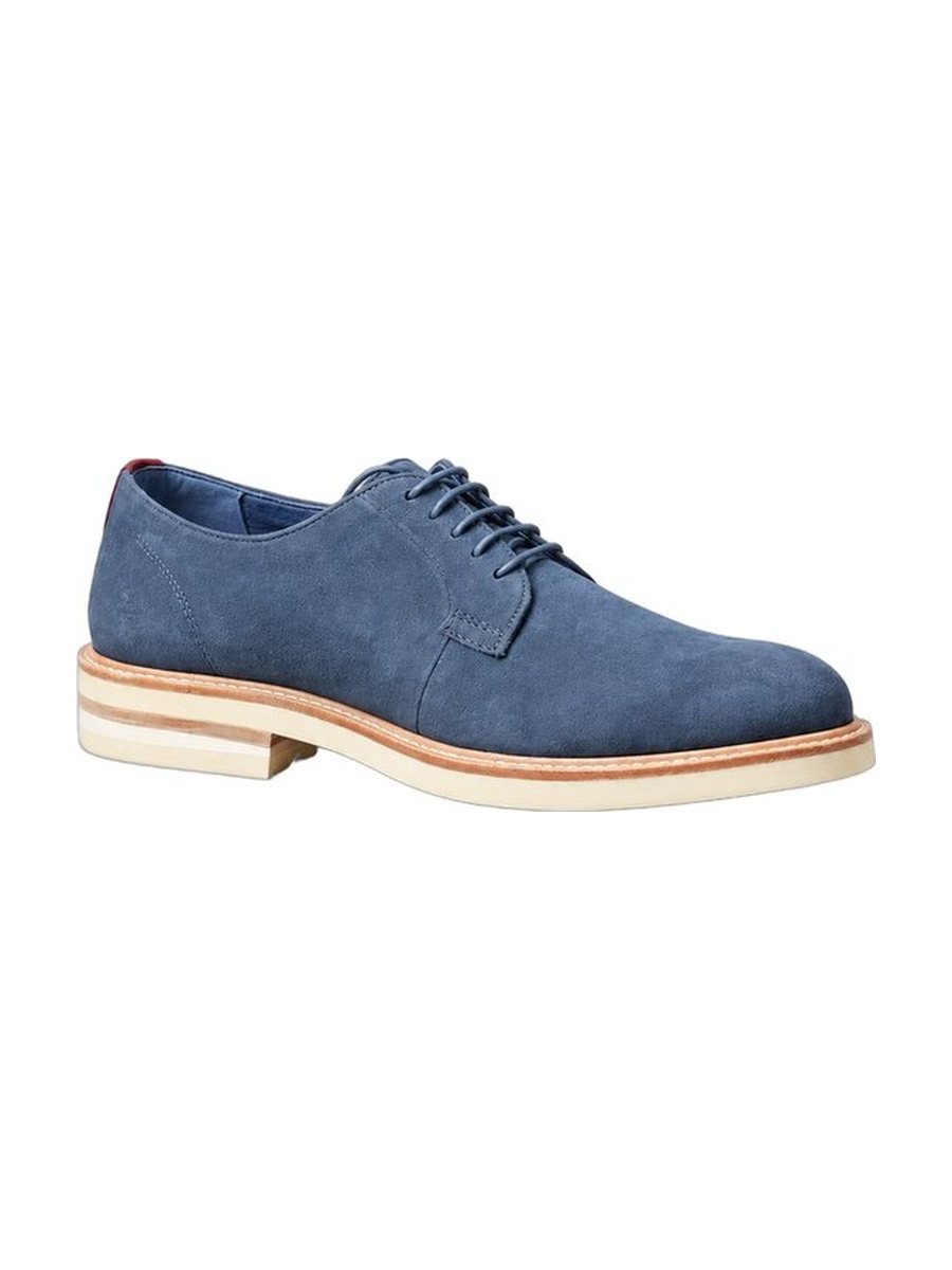 Navy suede, light sole