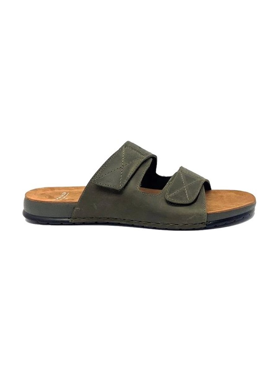 Olive suede, two straps