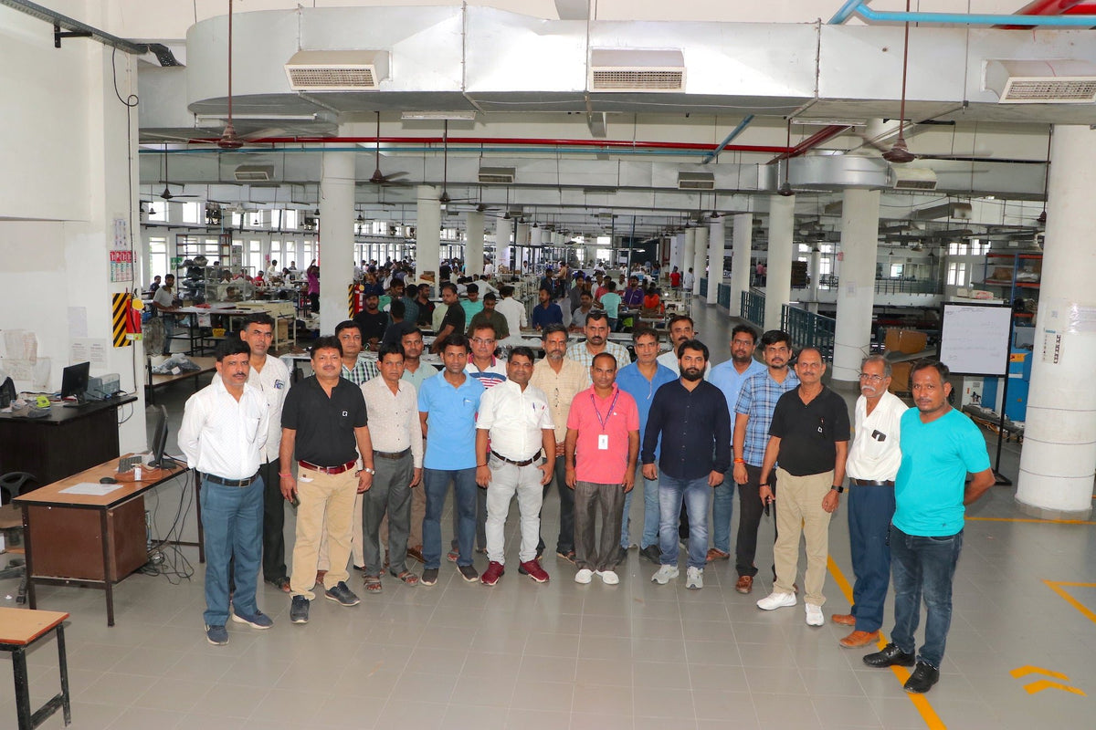 The production team in an AFPL production hall