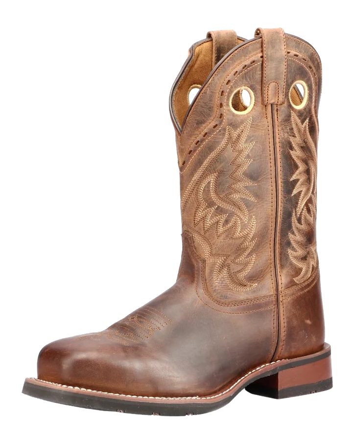 Pull-on work boot