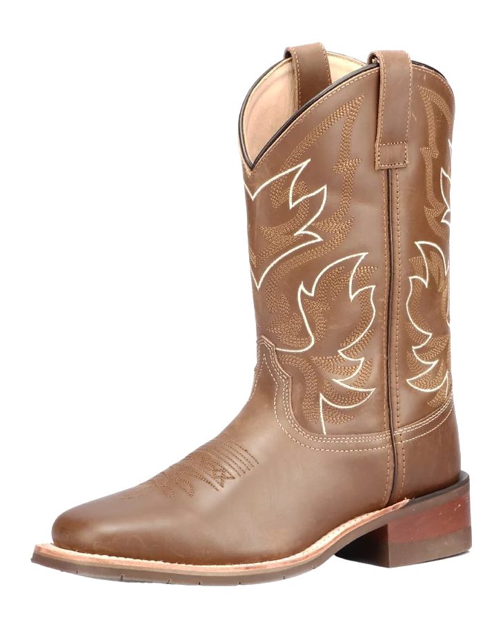 Stitched-shaft work boot