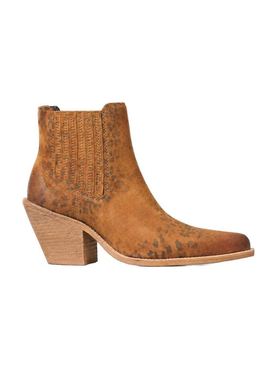Tan suede, Western ankle